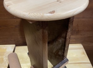 Oak Propagation Table Number One and Chair